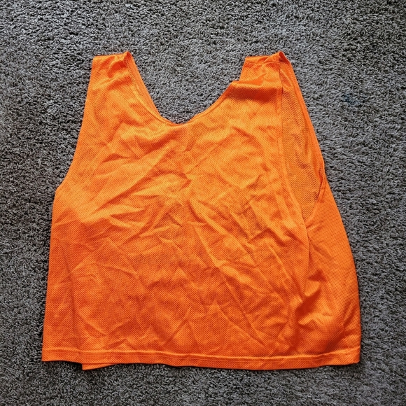 Under Armour Orange Muscle Practice Mesh Jersey One Size - Picture 5 of 6